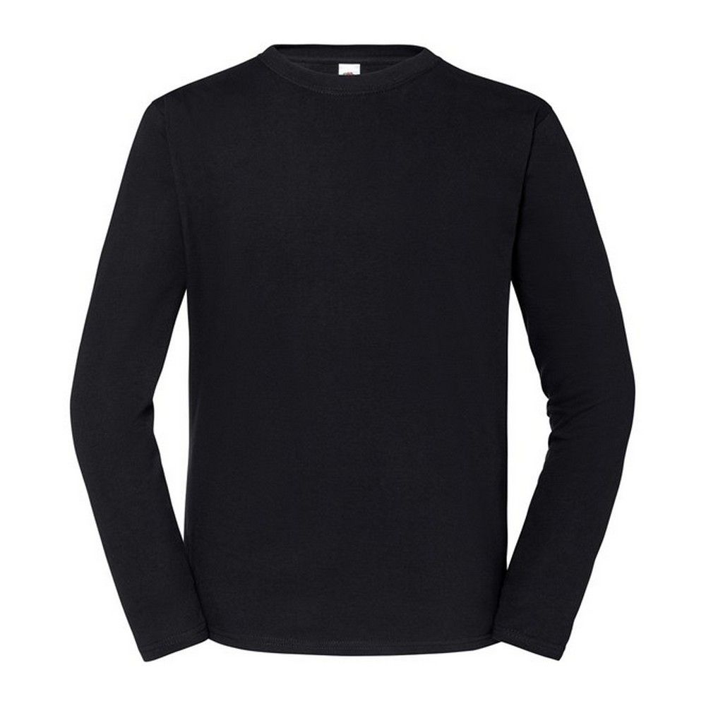 Klassisches Langarm Baumwoll T-Shirt