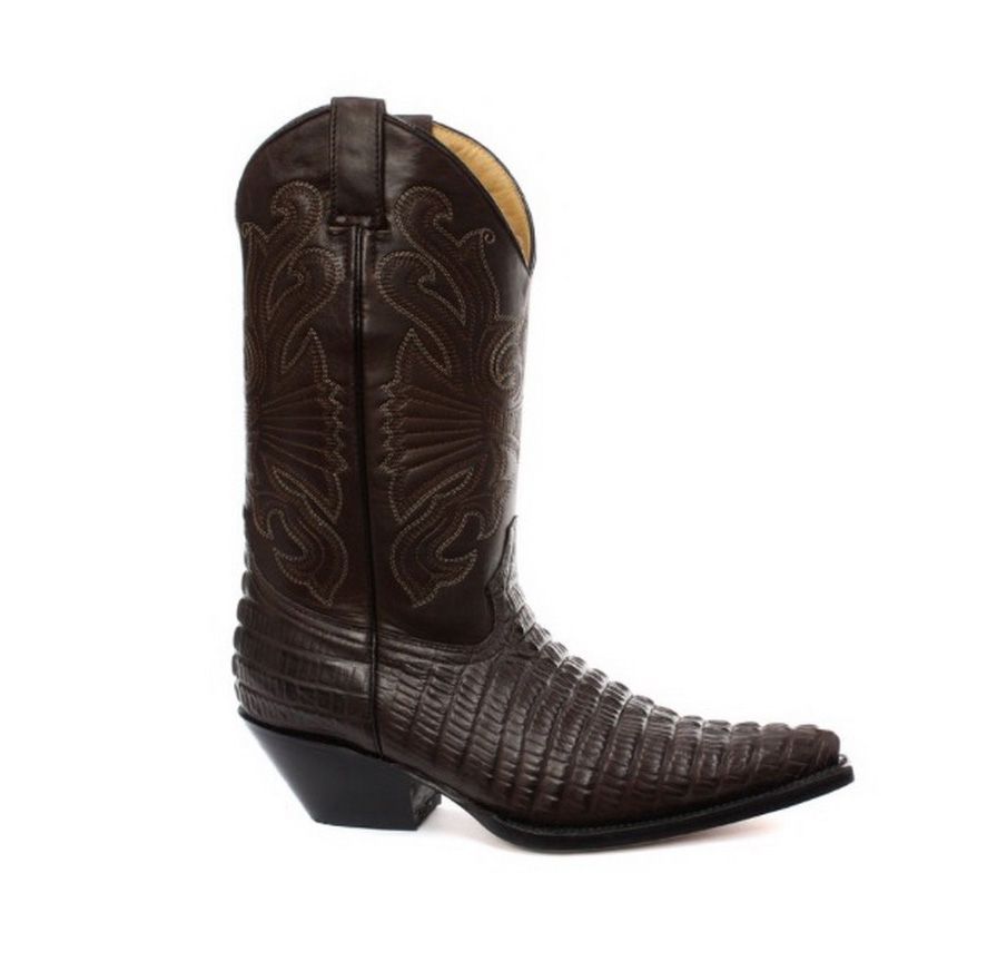 Western-Cowboystiefel aus Leder