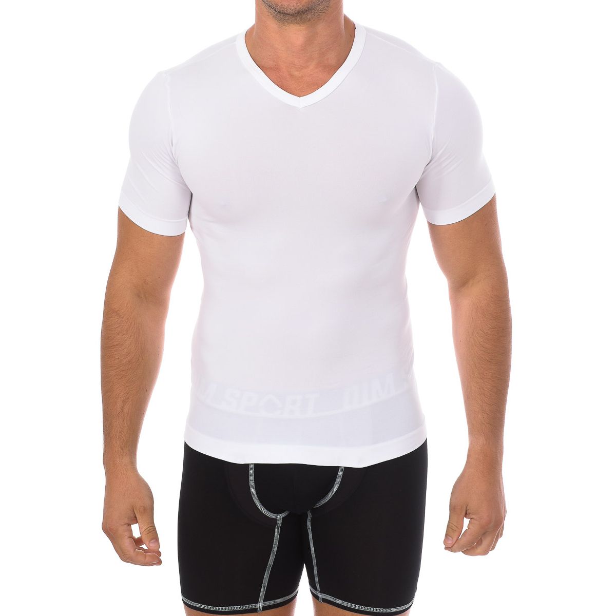 Herren V-Ausschnitt Unterhemd Baselayer Top