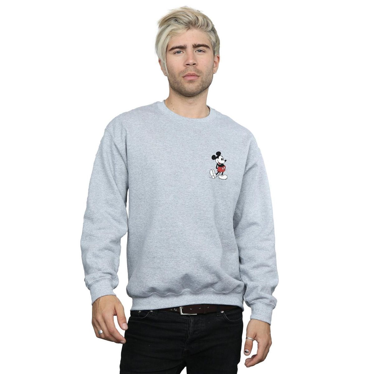 Retro Mickey Maus Grafik Sweatshirt