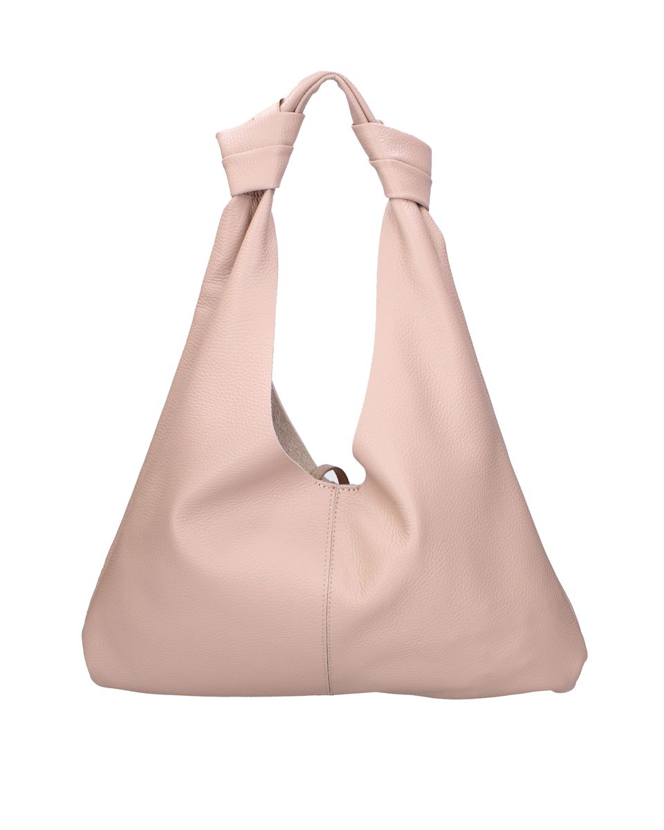 Hellrosa Hobo Tasche mit Knoten