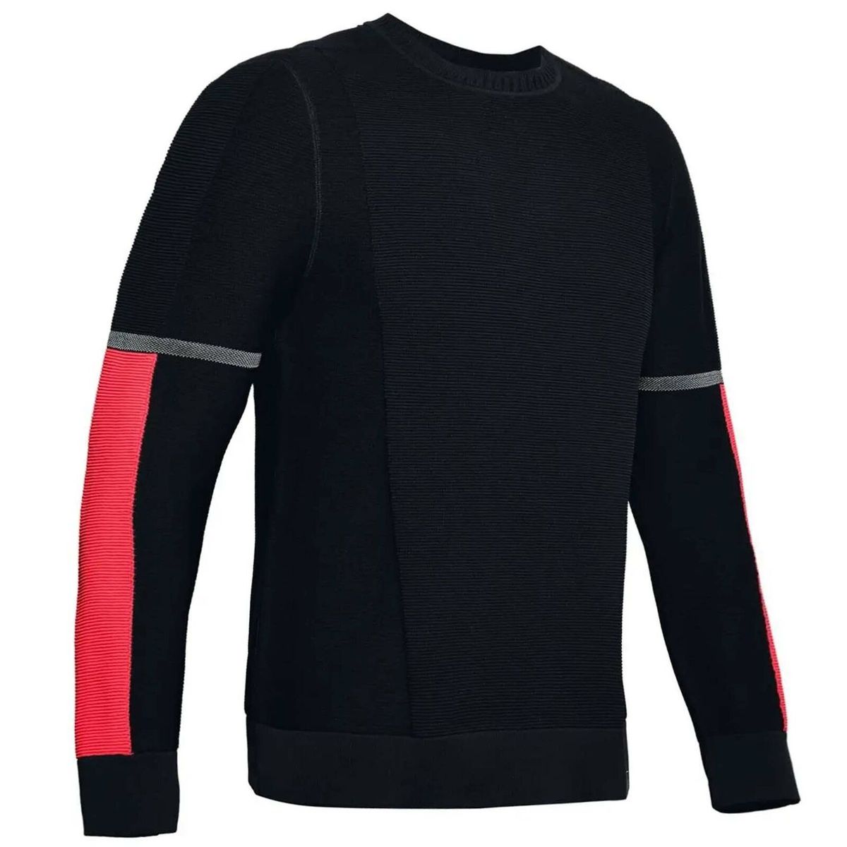 Moderner gerippter Strickpullover