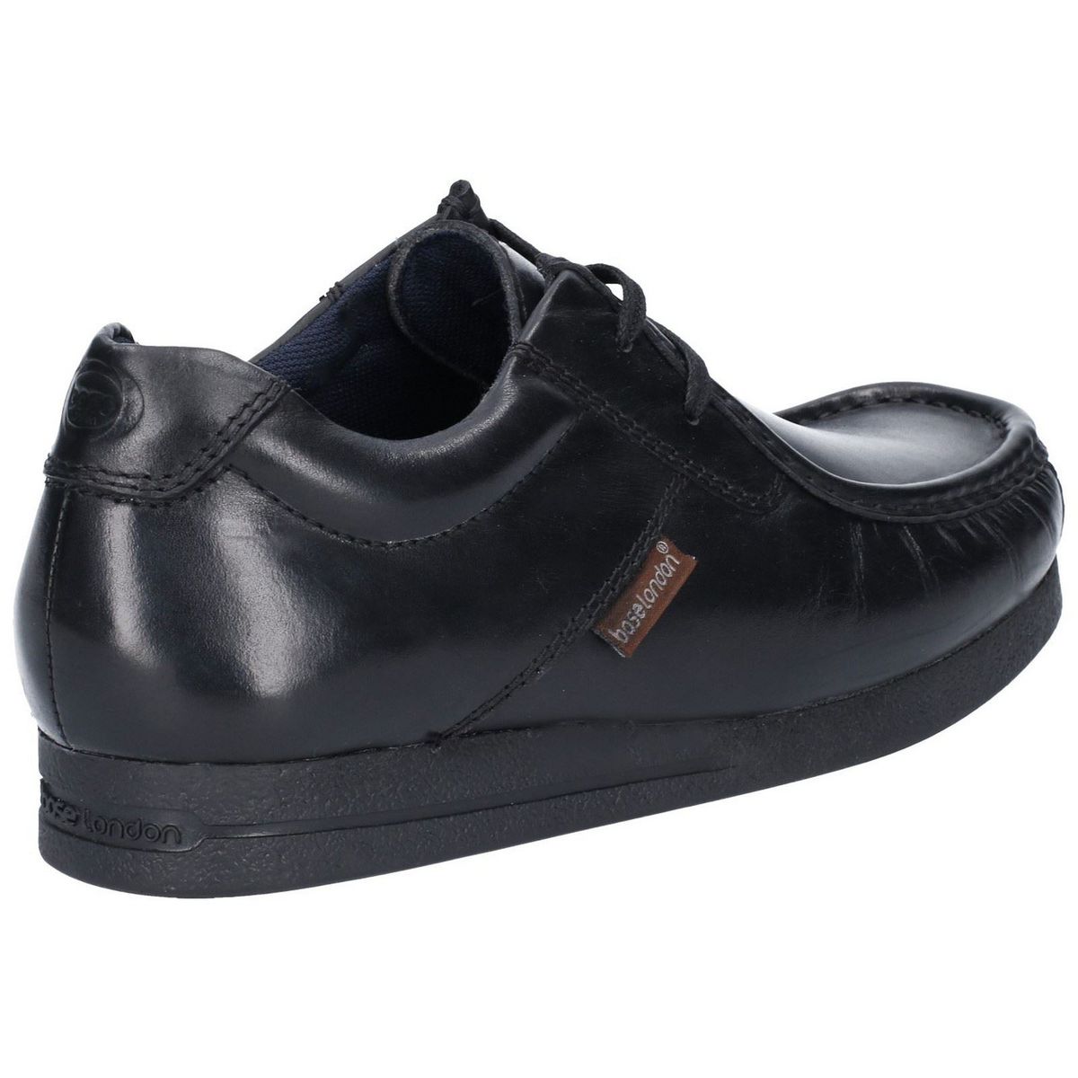 Leder-Schnürschuhe im Moccasin-Stil