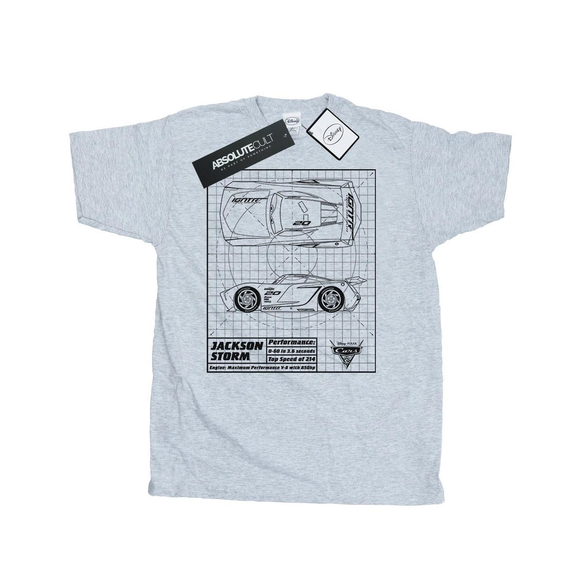 Disney Cars Jackson Storm Blueprint T-Shirt