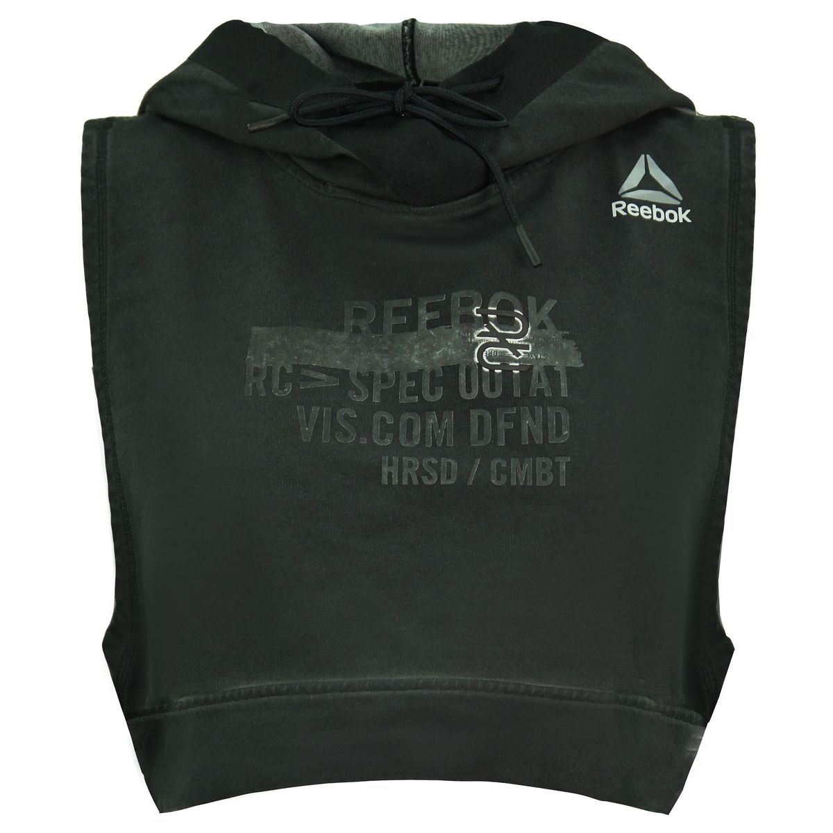 Reebok Combat Glory ärmelloses Training mit schwarzen Damen Hoody Bk3879
