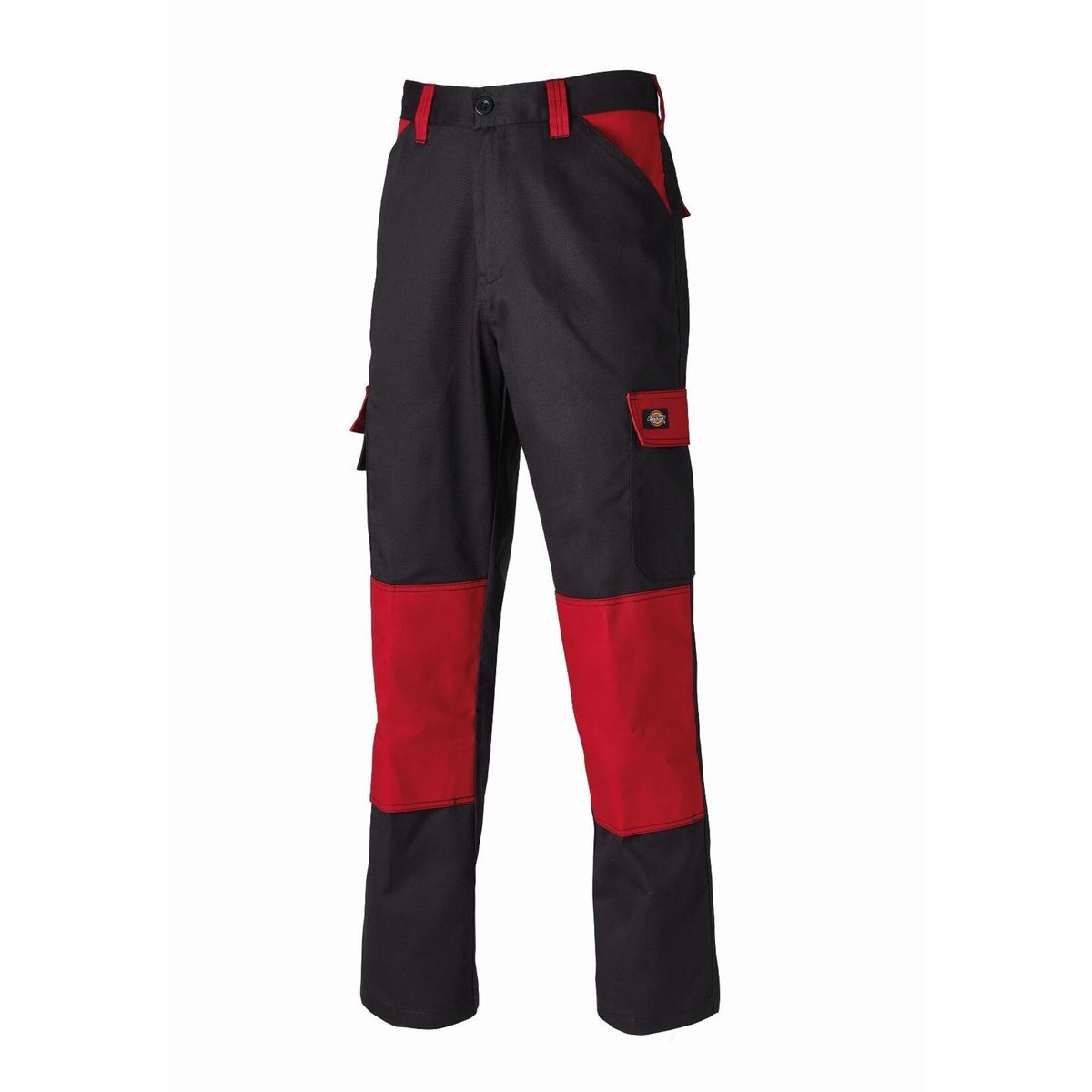 Herren Arbeits Hose Schwarz und Rot