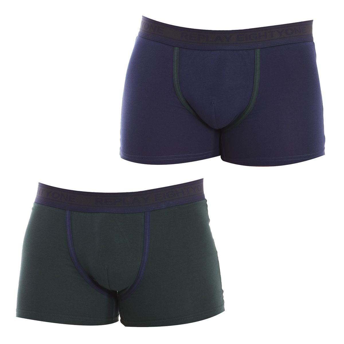 Stretch Baumwoll-Trunk Unterwäsche Zweierpack