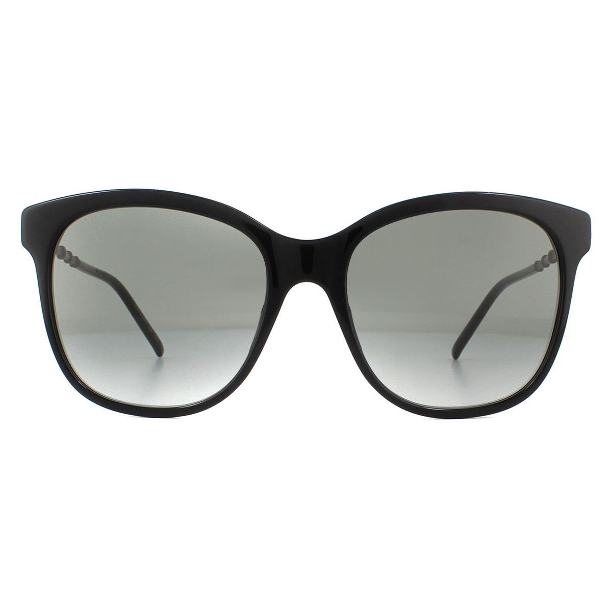 Klassische schwarze Sonnenbrille mit eckigem Rahmen