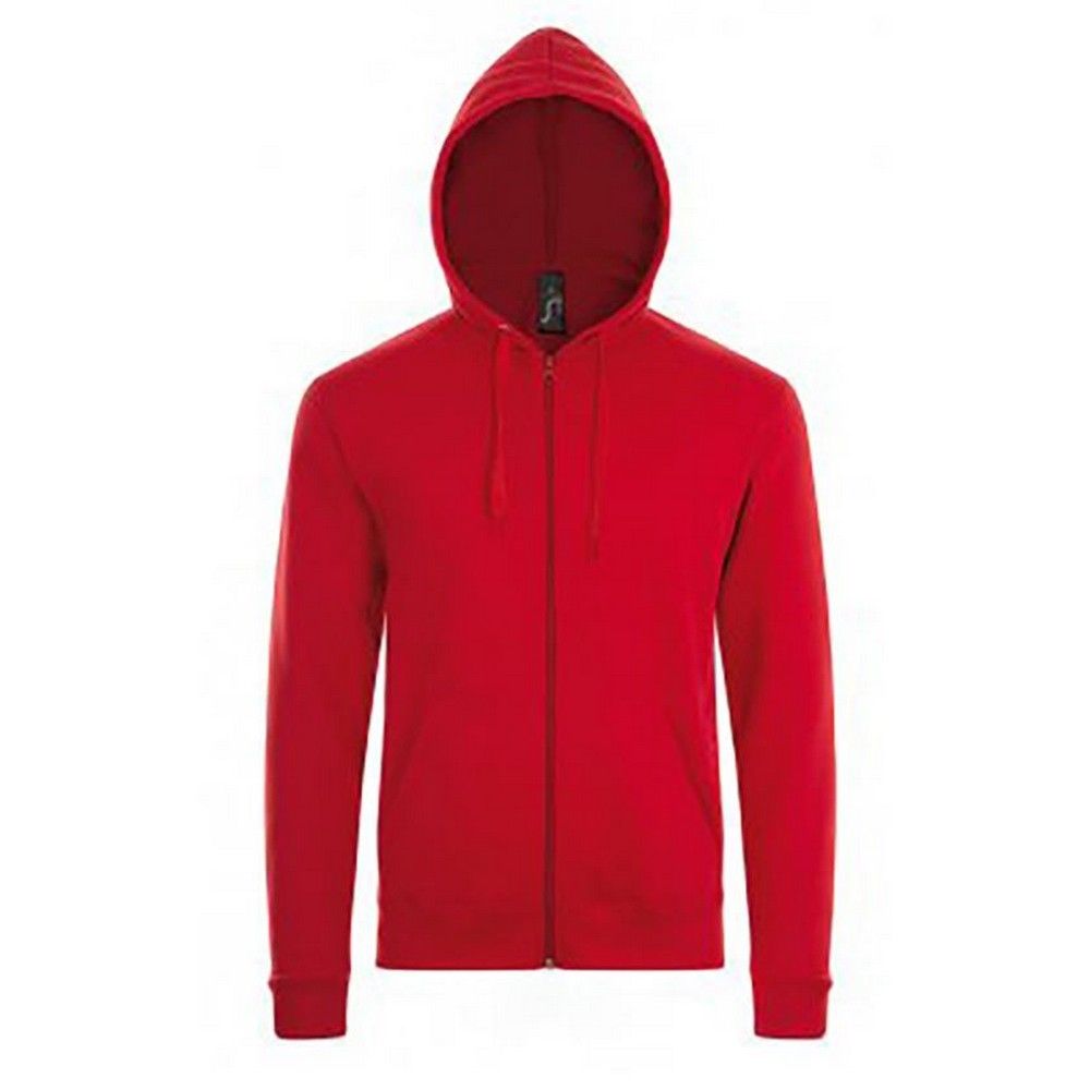Herren Fleece Kapuzenpullover mit Reißverschluss