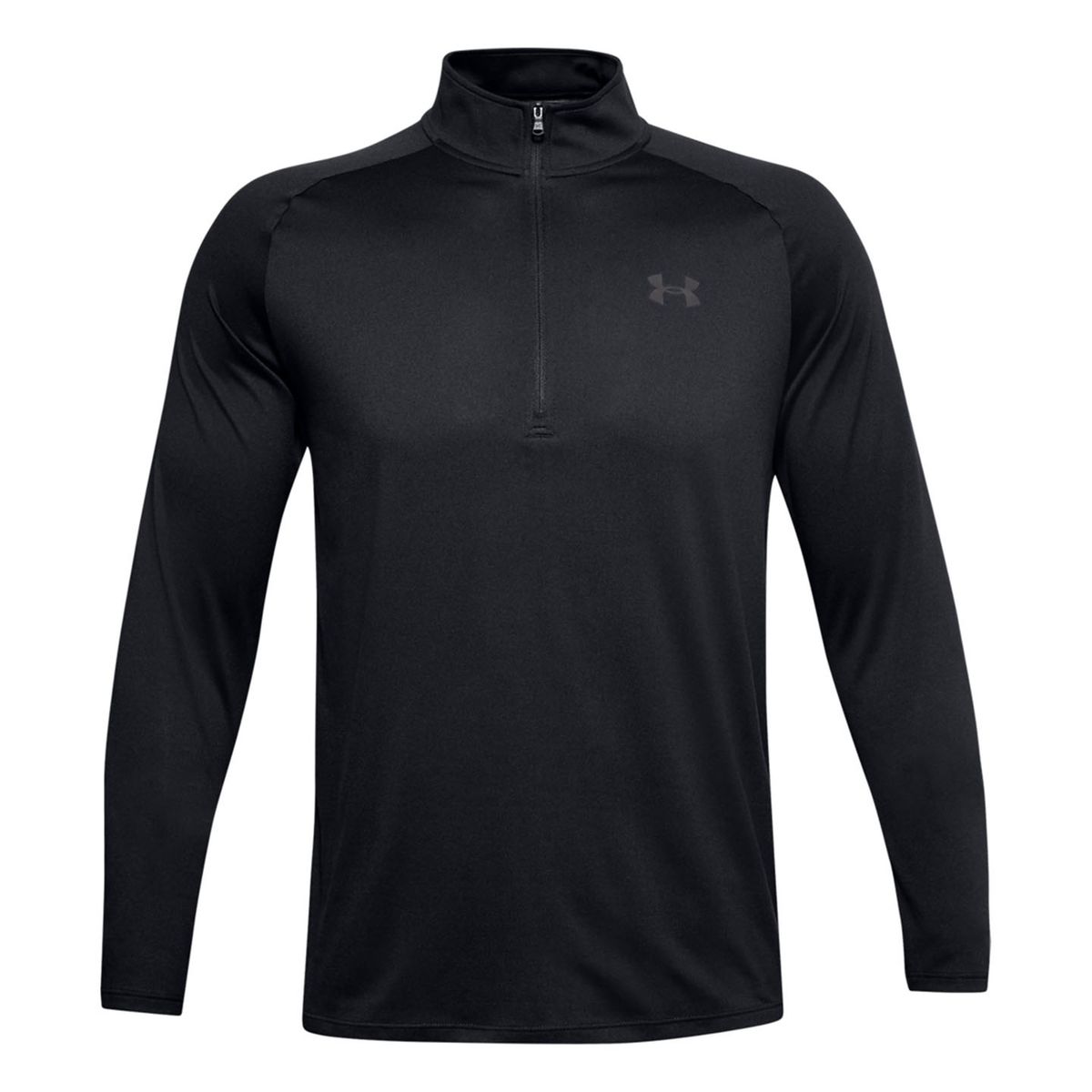 Herren Langarmshirt mit halbem Reißverschluss