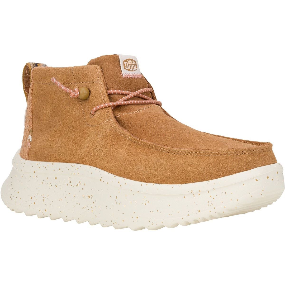 HEYDUDE Wendy Peak Hi Wildleder Damen Stiefel Chestnut