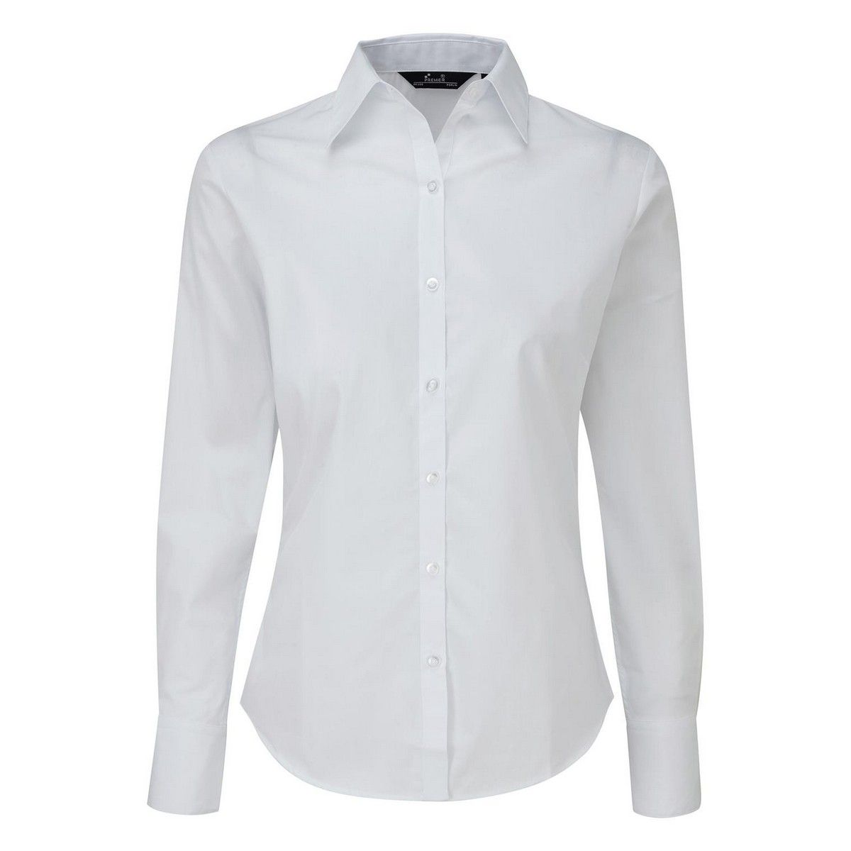 Premier - Bluse für Damen Langärmlig (Weiß)