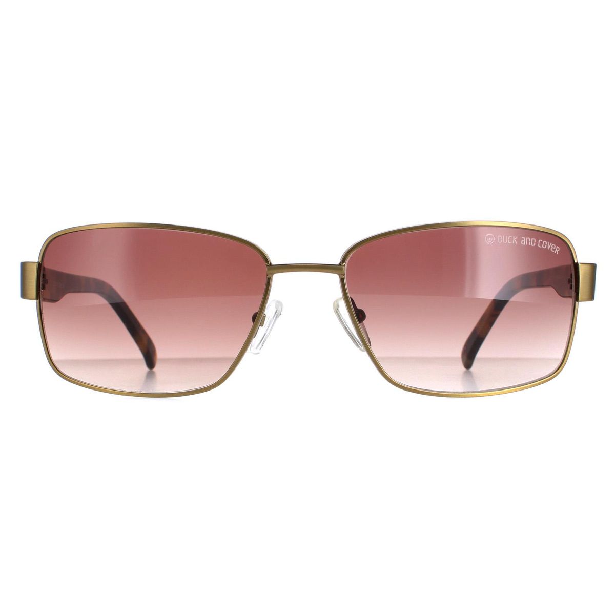 Rechteckige Sonnenbrille mit Farbverlauf