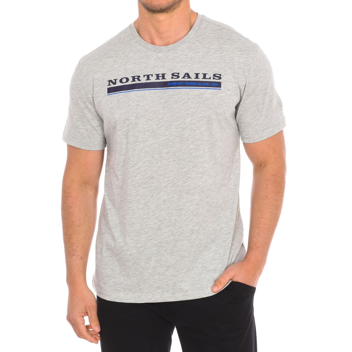 Klassisches T-Shirt mit Logo-Grafik