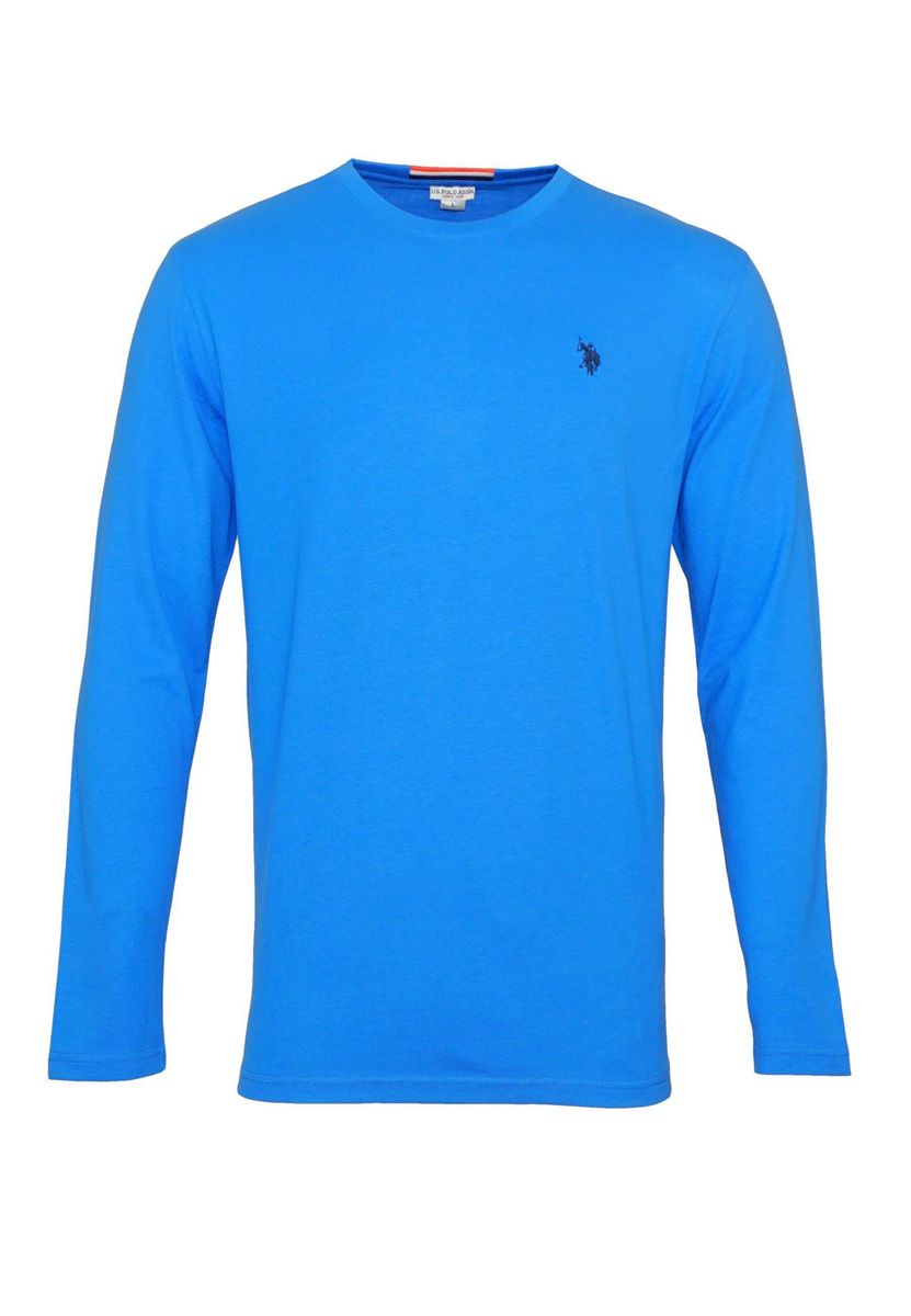 Herren Langarm Rundhals T-Shirt