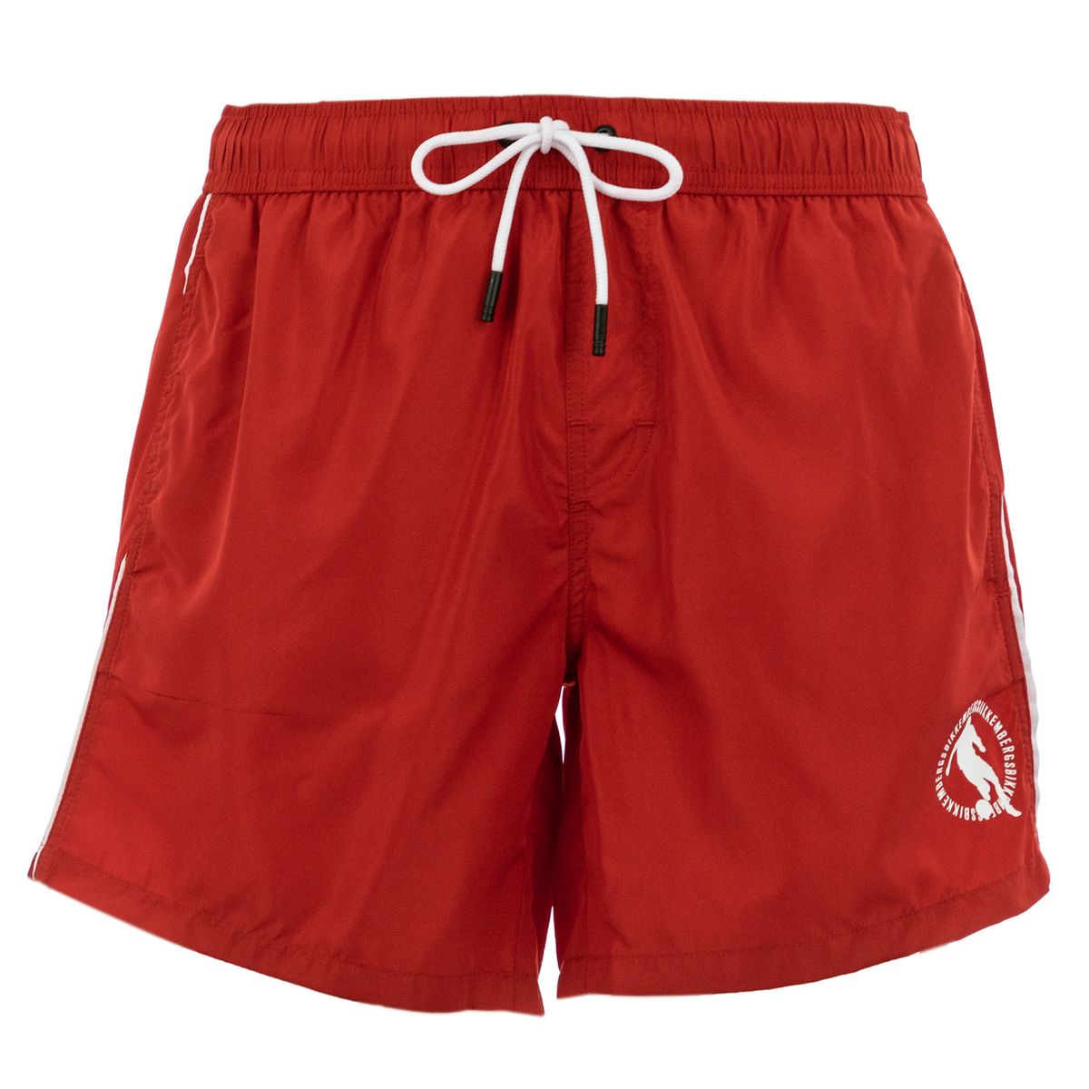 Rote Herren Badeshorts mit Logo