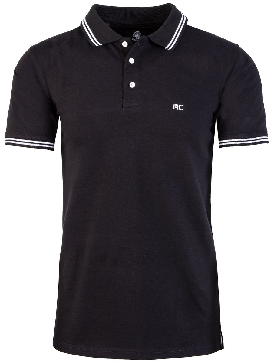 Kurzarm Poloshirt mit Farbblockdesign