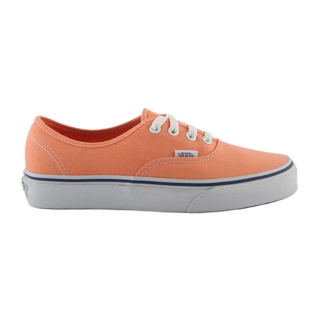 Unisex Orange Canvas Low-Top Sneaker