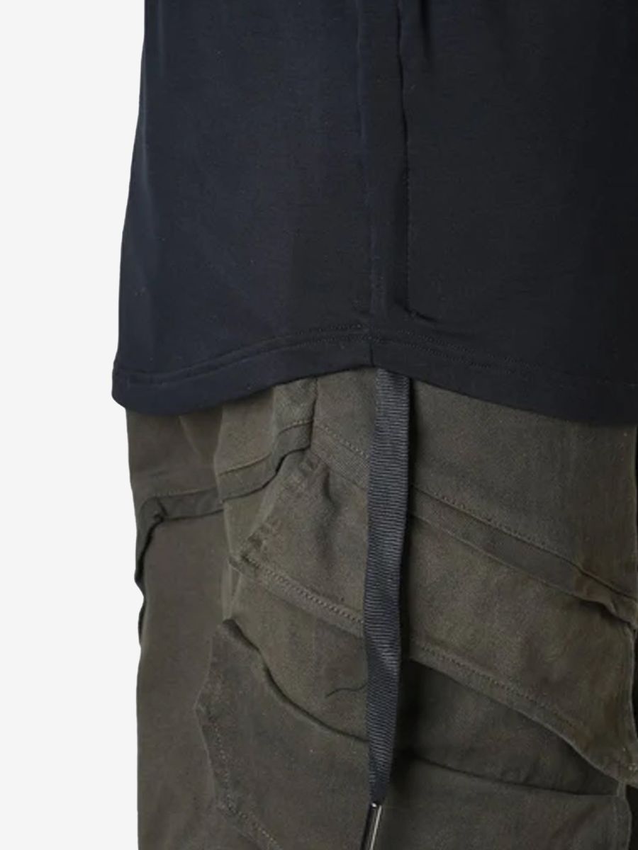 Leichter Longline Kapuzenpullover