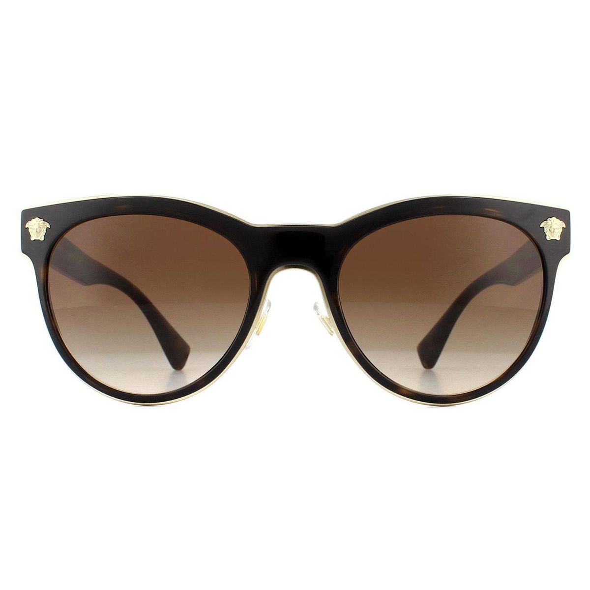 Klobige Dark Havana Cat-Eye Sonnenbrille