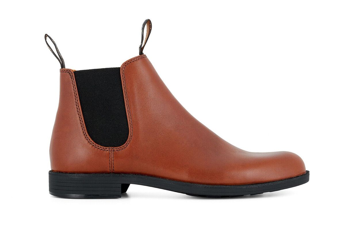 Raffinierte Leder Chelsea-Boots