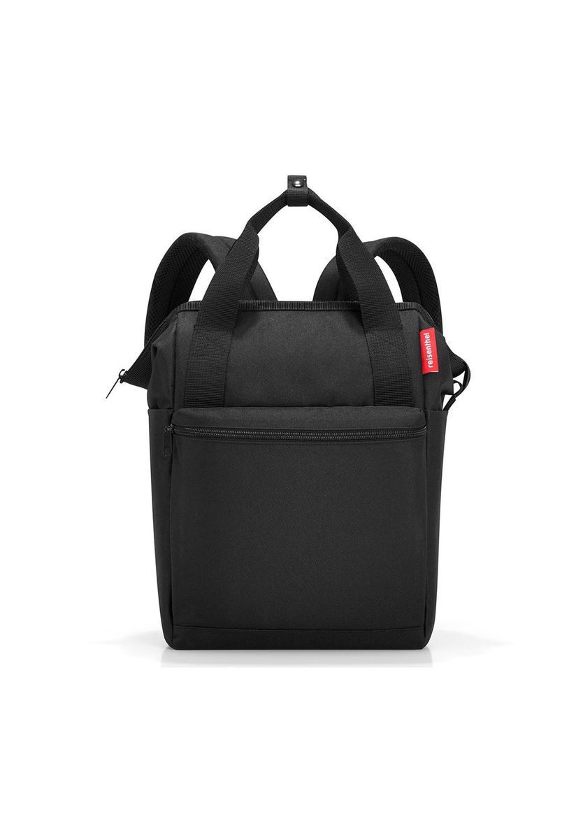 Vielseitiger schwarzer, wandelbarer Rucksack-Shopper