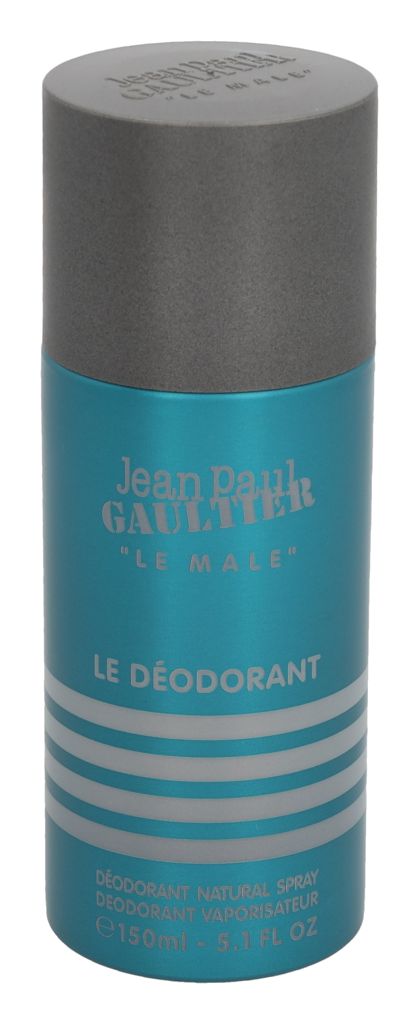 J.P. Gaultier Le Male Deodorant Natural Spray 150ml.