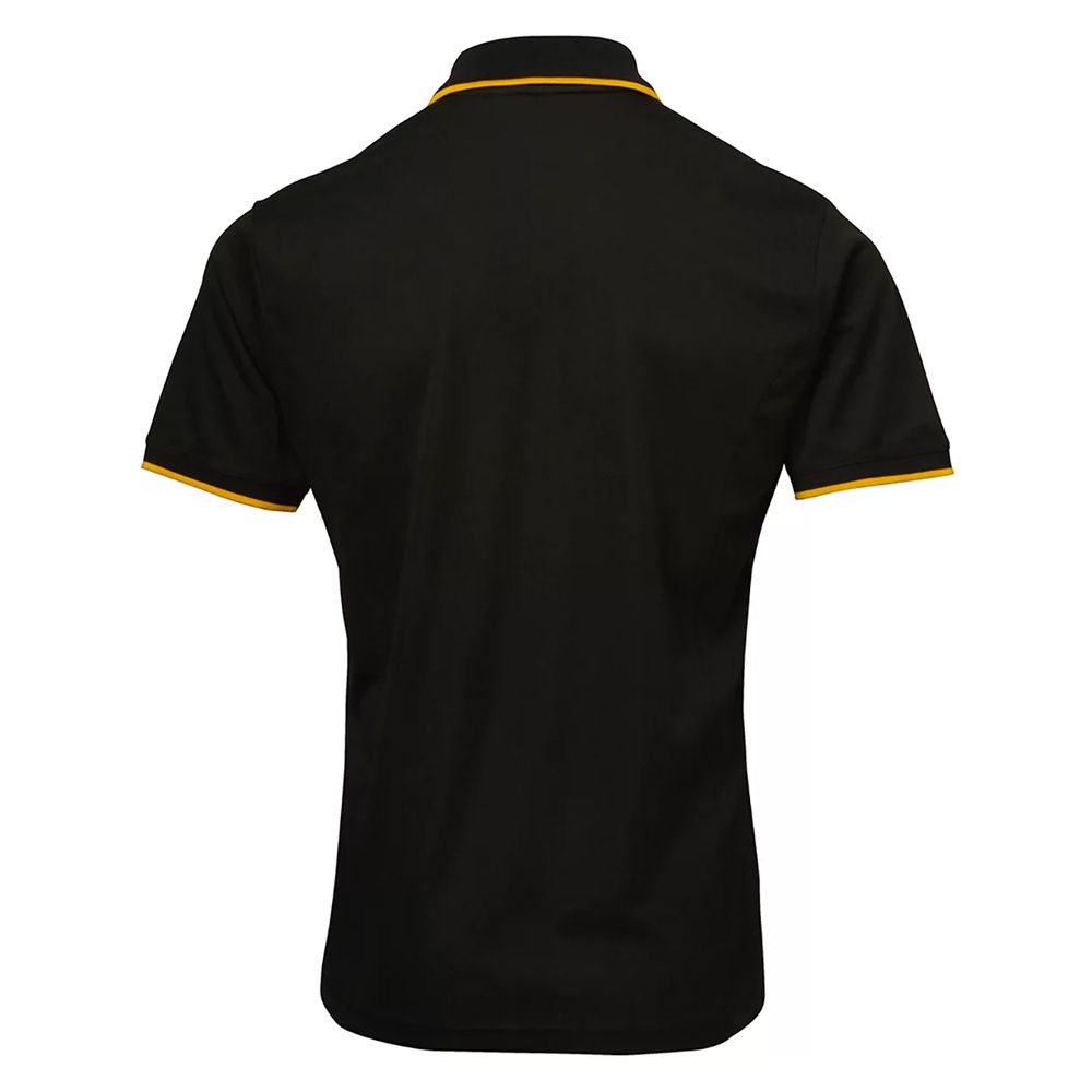 Piqué-Poloshirt mit Kontrast-Details