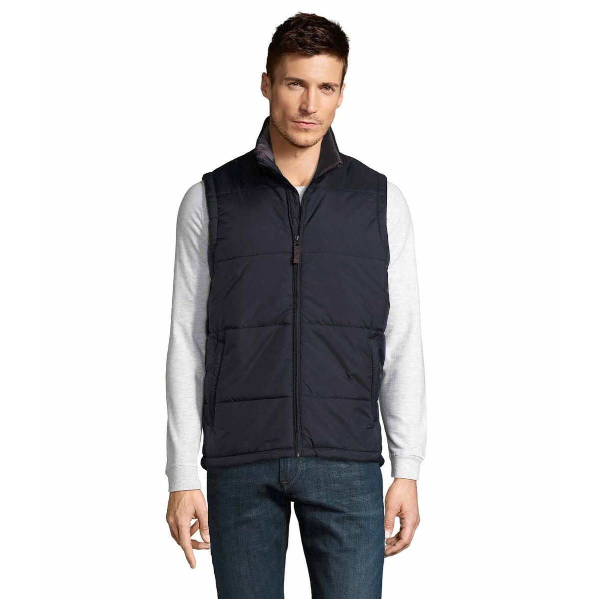 Herren Stepp Bodywarmer Weste