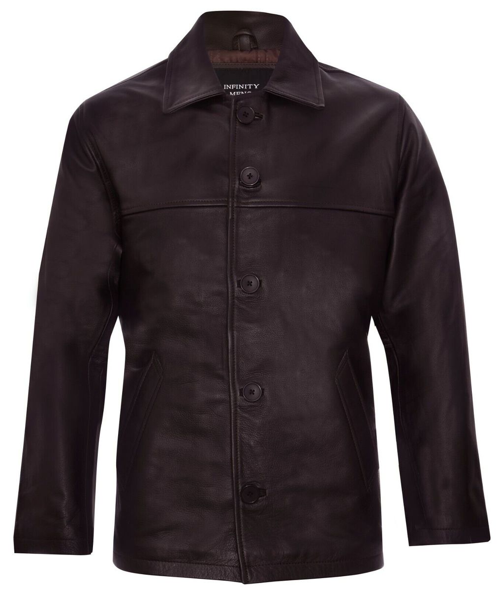 Klassische Herren Lederjacke