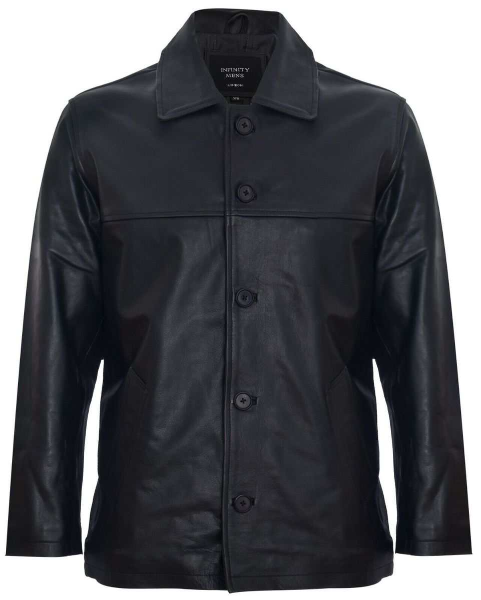 Klassische Herren Lederjacke