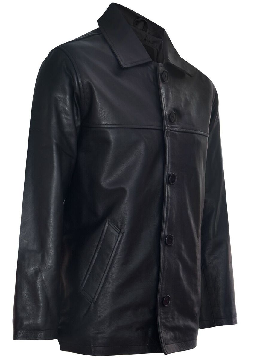 Klassische Boxjacke aus Rindsleder