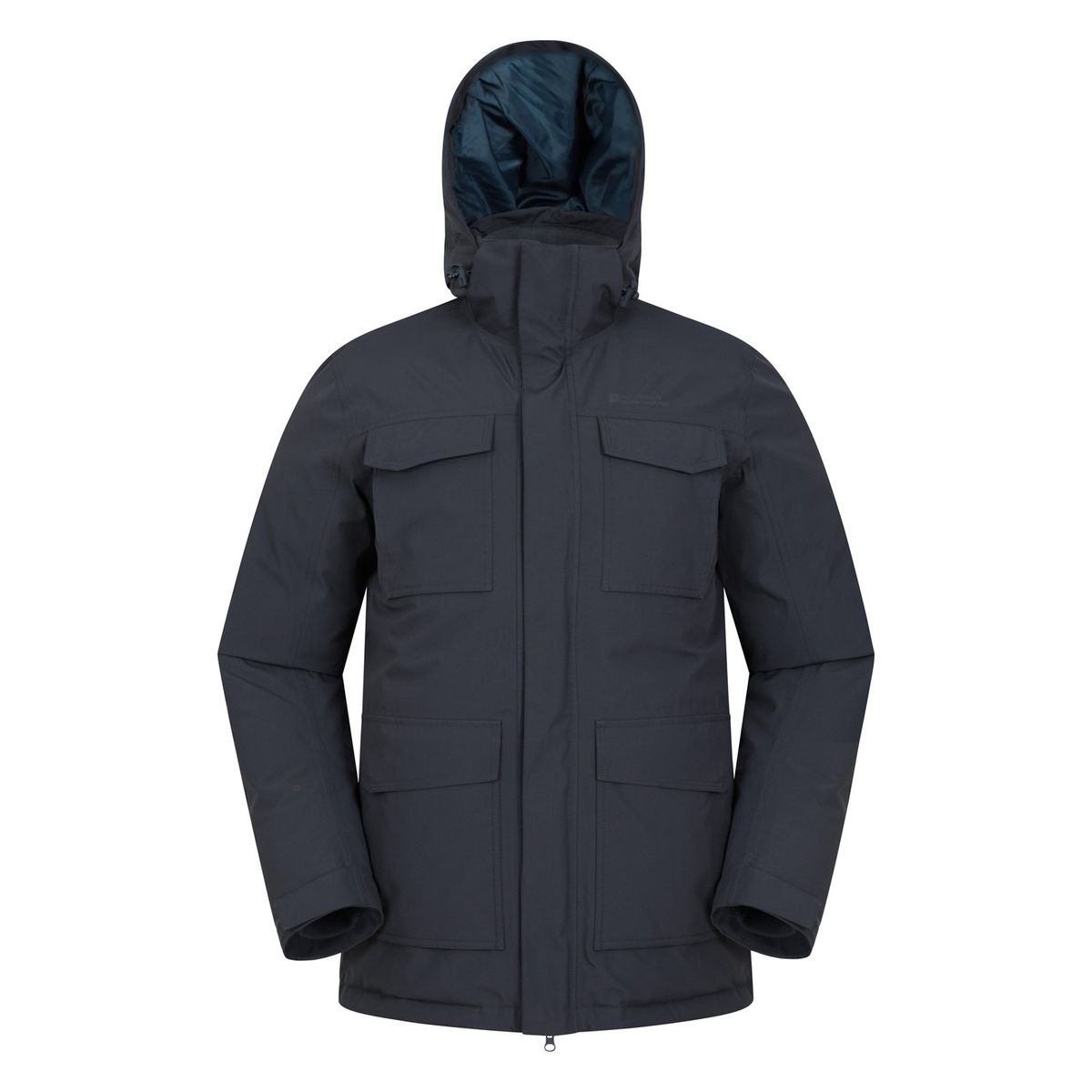Wasserdichter Daunen-Parka in Überlänge