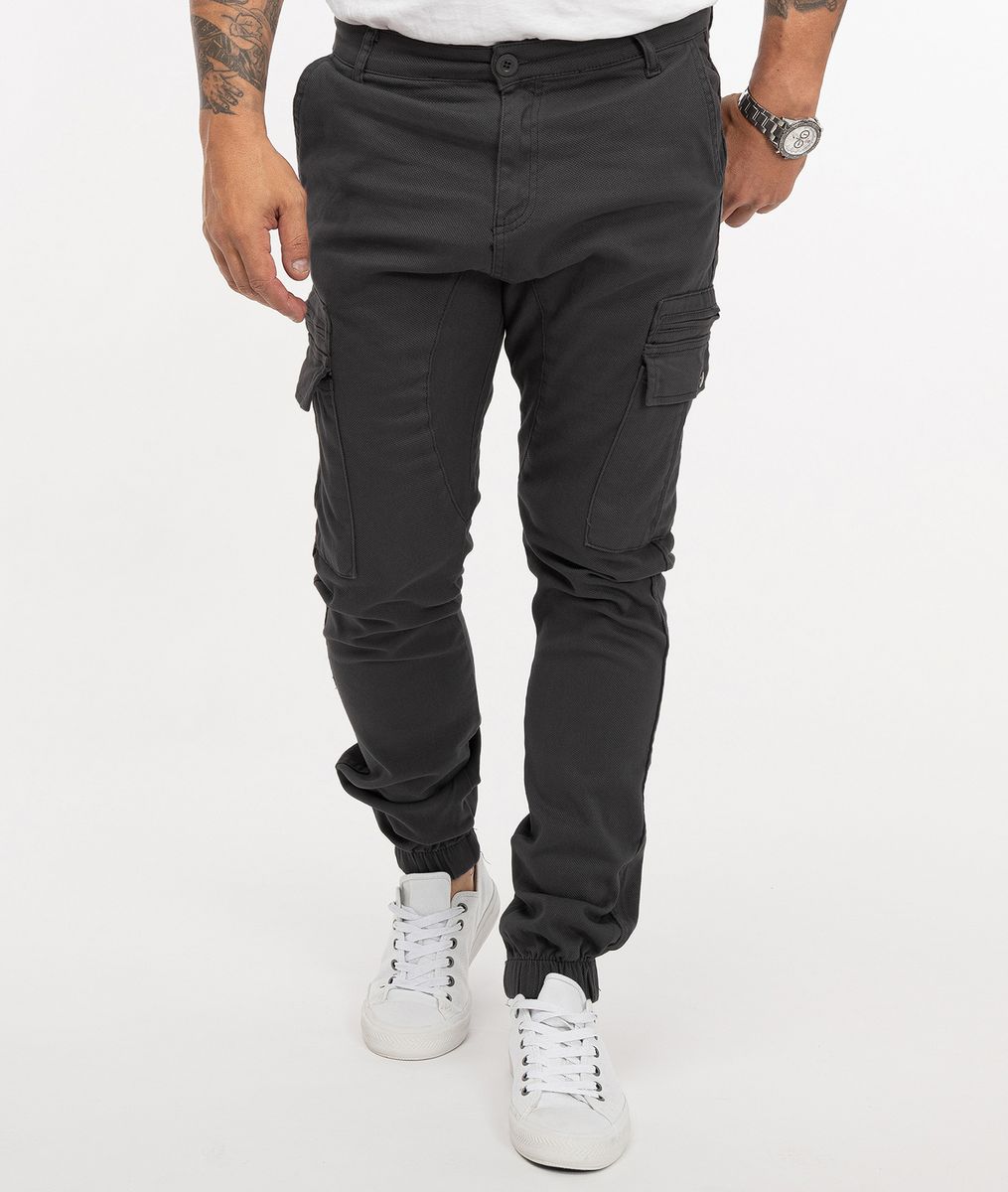 Herren Slim Fit Cargohose