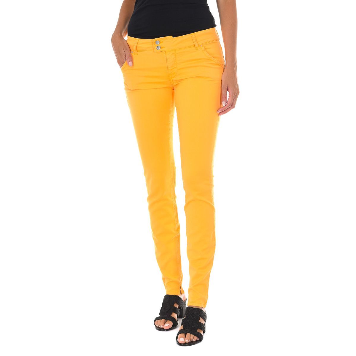 Damen Chino-Stil Stretch Hose