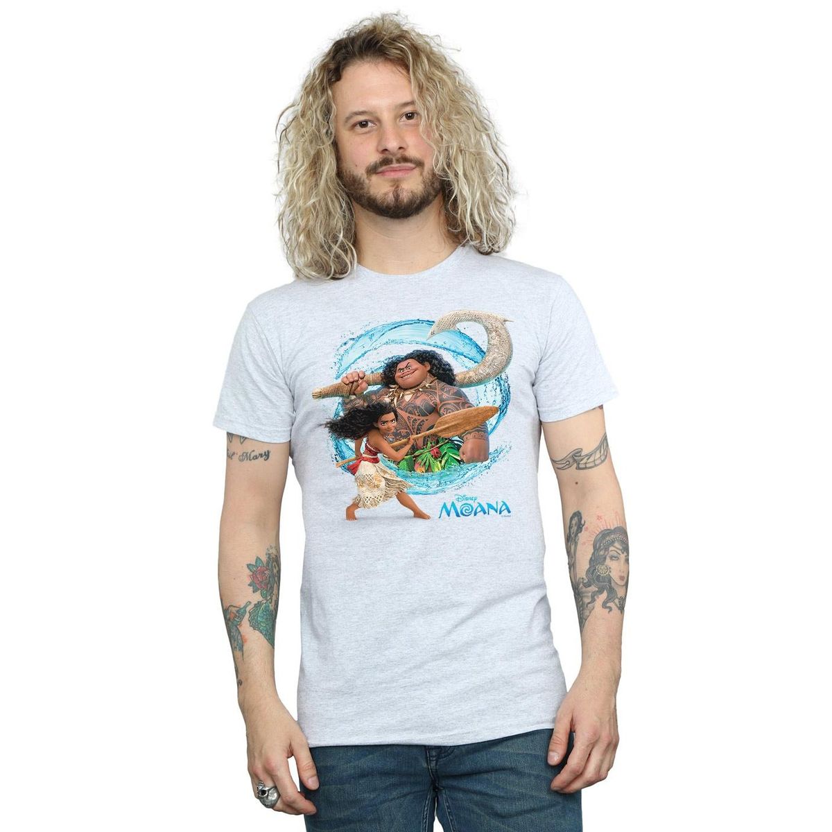 Moana und Maui Grafik-T-Shirt