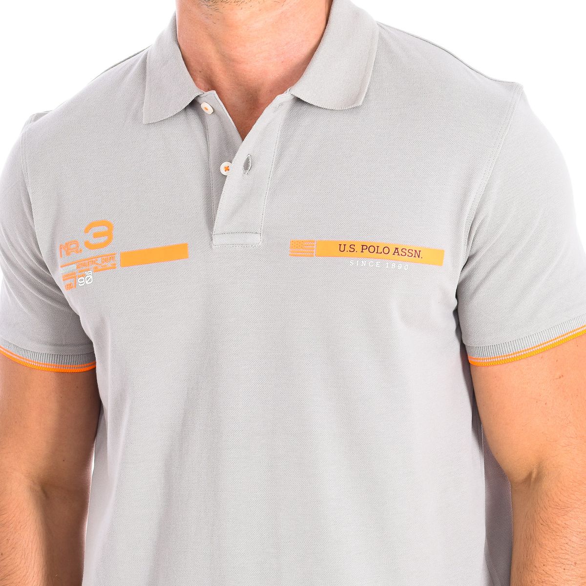 Kurzarm-Polo mit Kontrastdetails
