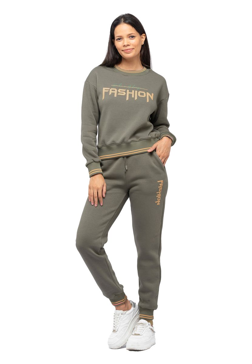 Damen Loungewear Set mit Fashion-Print