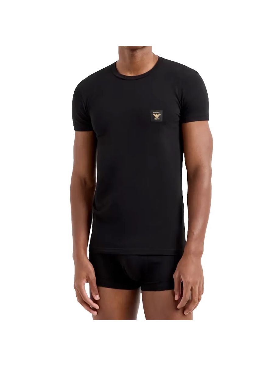 Klassisches Kurzarm-T-Shirt mit Logo