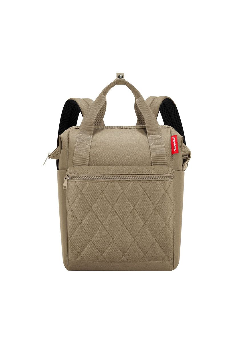 Gesteppter beiger Alltagsrucksack