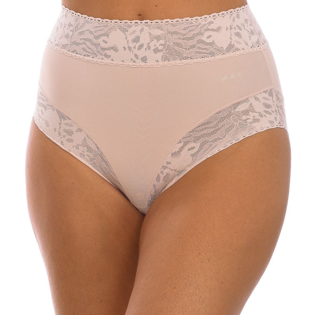 Formende High-Waist-Pantys mit Spitzendetails