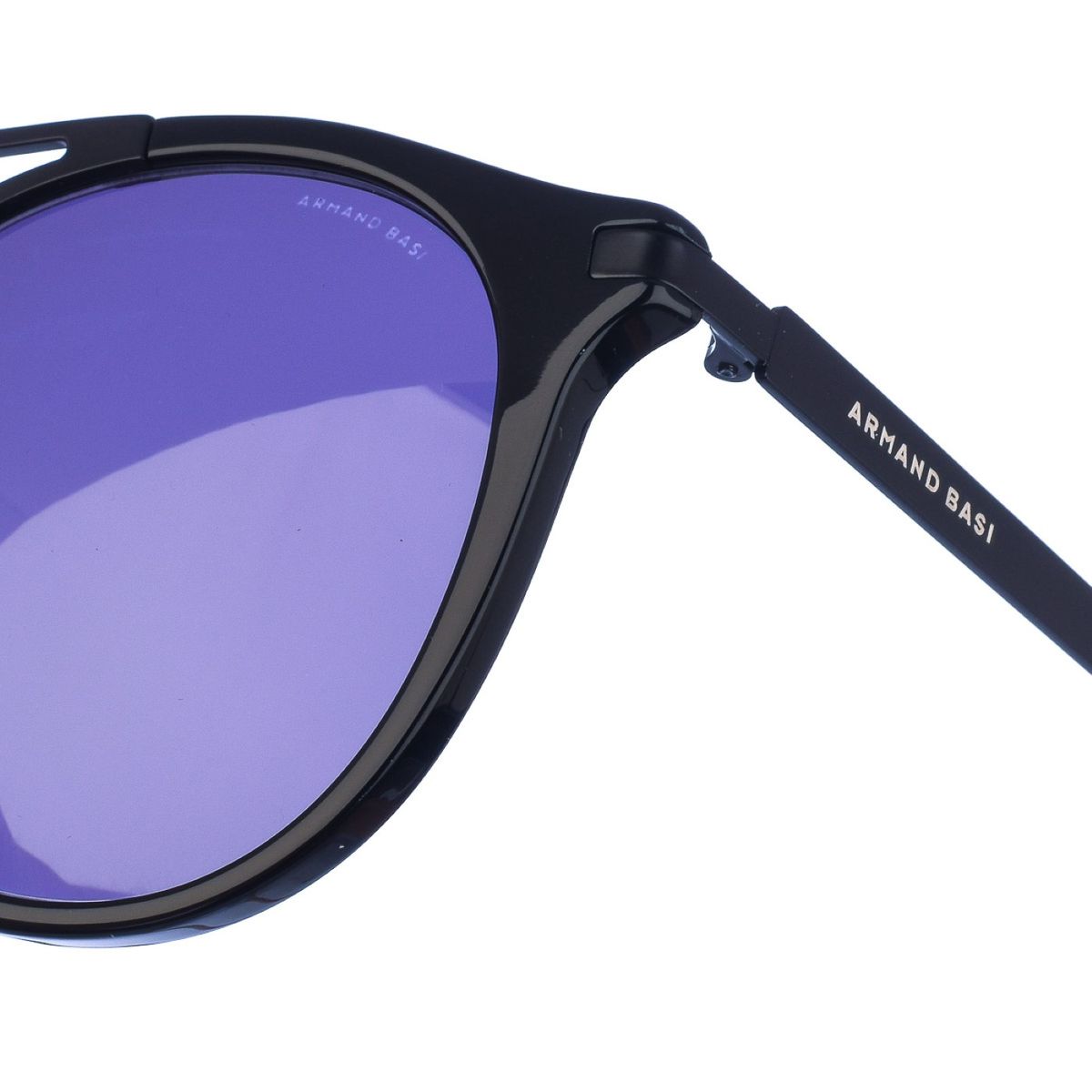Runde Sonnenbrille mit Doppelsteg