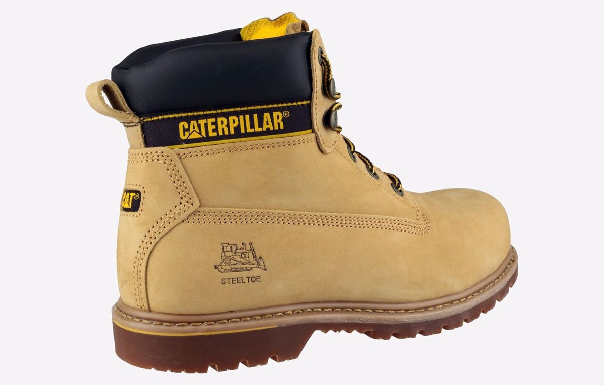 Robuste Leder-Sicherheitsstiefel mit Stahlkappe