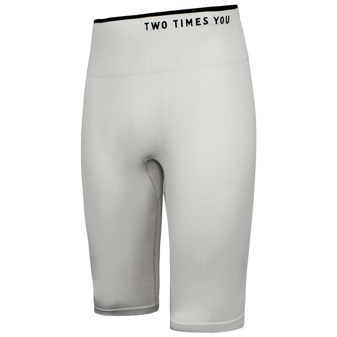 Hochtaillierte Ripp-Radlerhose