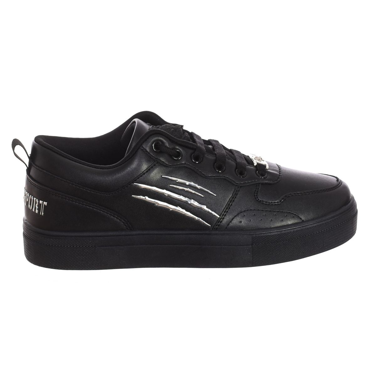 Schwarze Herren Low Top Sneaker