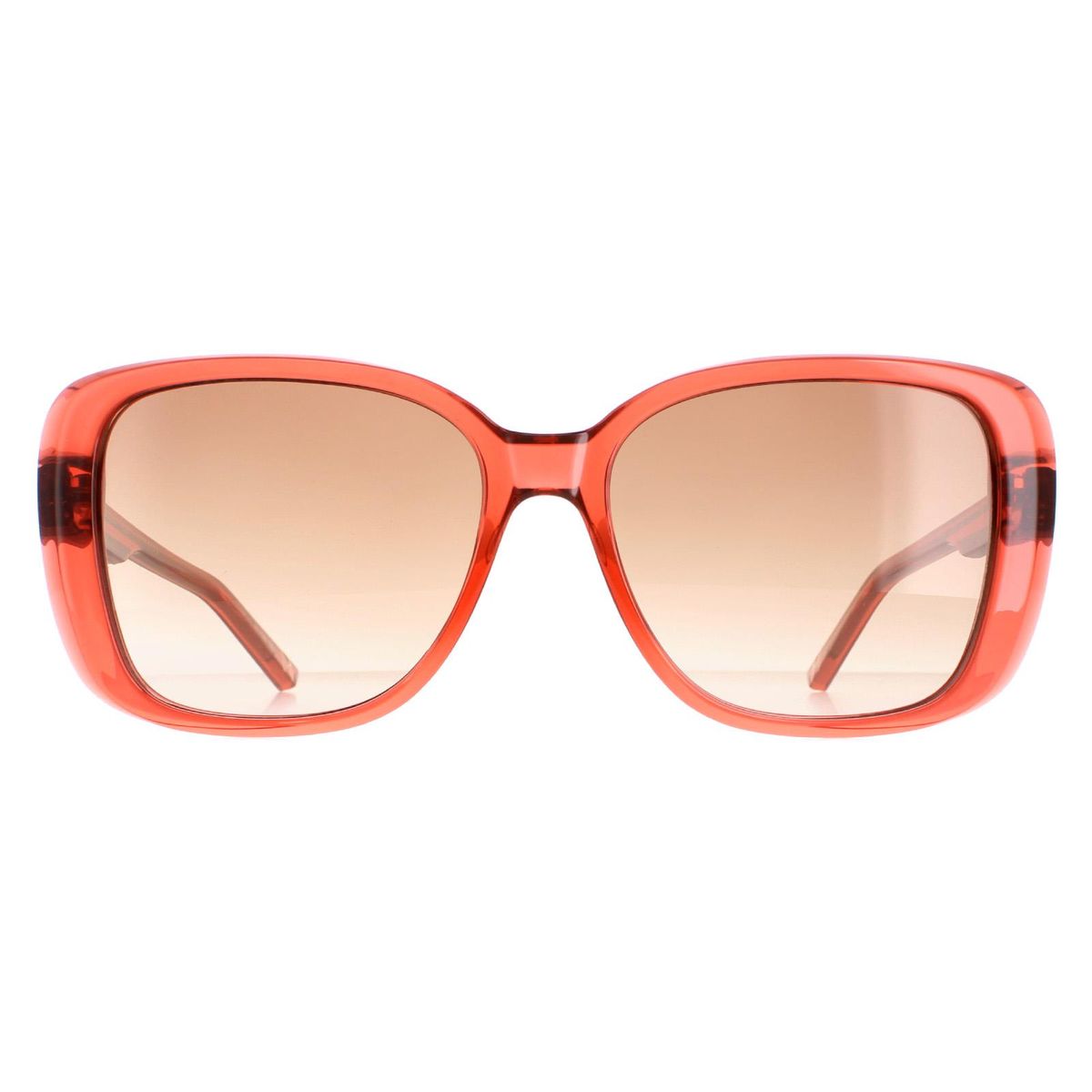 Übergroße, eckige Sonnenbrille mit Farbverlaufsgläsern