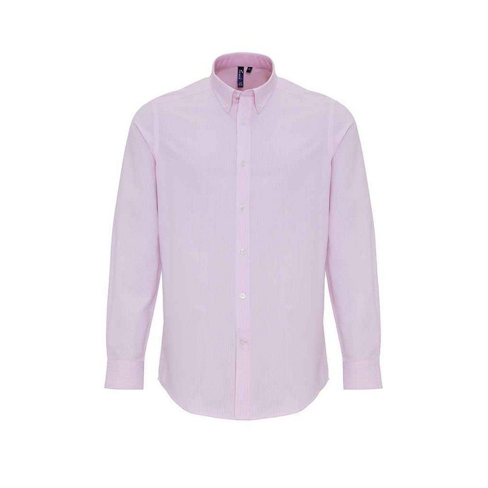 Gestreiftes Langarm Button-Down Hemd
