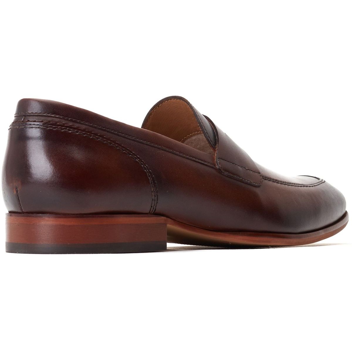 Klassische Penny-Loafer aus gebranntem Leder