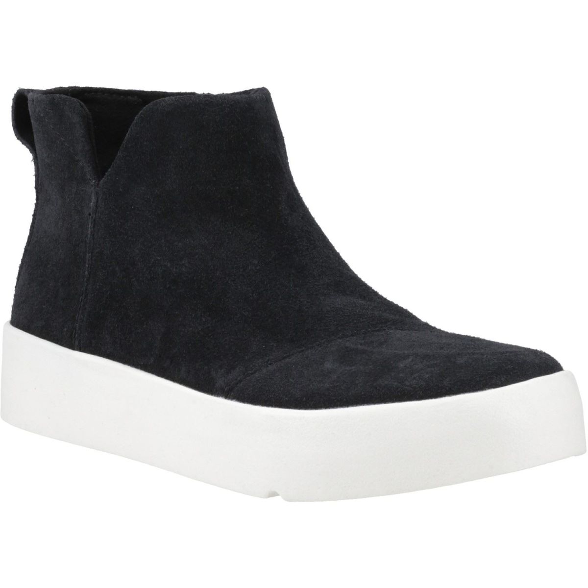 TOMS Verona Mid Leder Damen Schwarz Stiefel