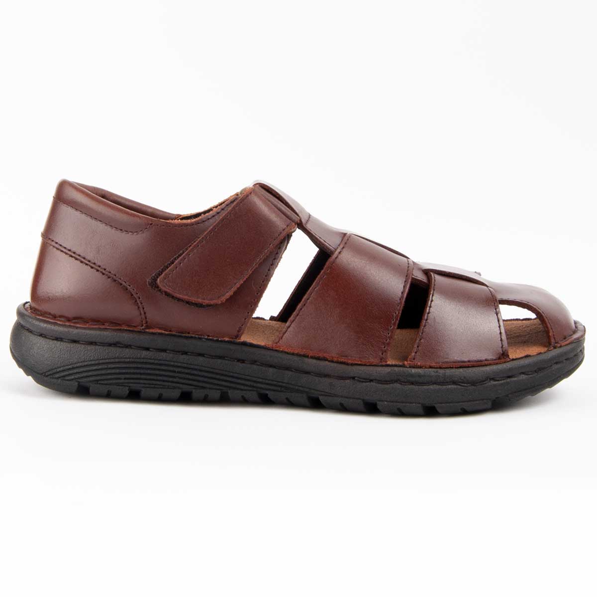 Klassische Fisherman-Sandalen aus Leder